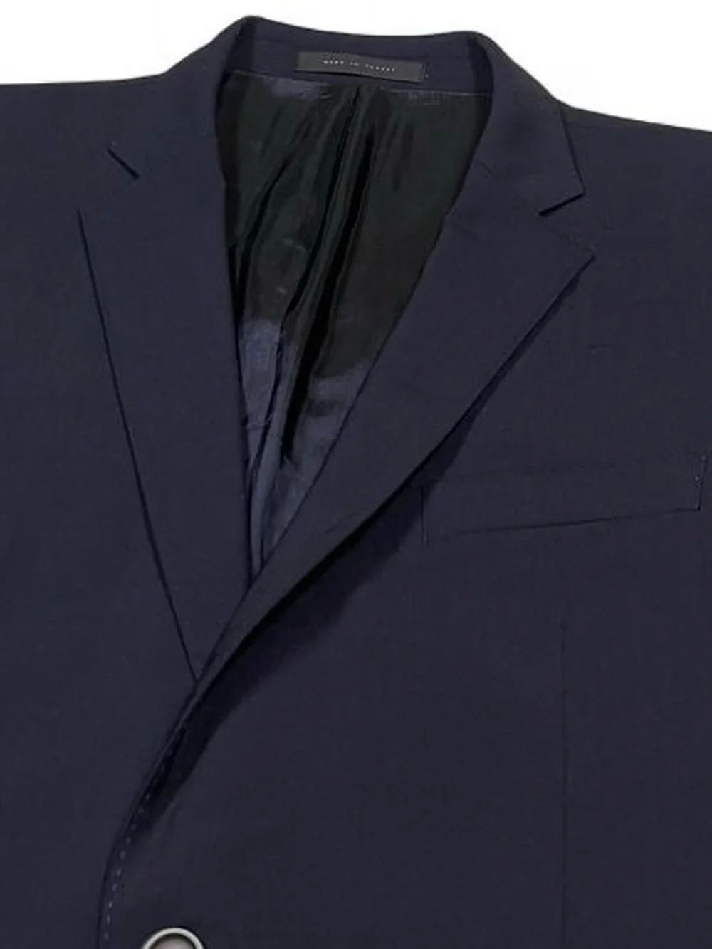 Hugo Boss The Jam75/Sharp3 Stretch Wool Navy Blue Suit Men’s Size 38S 33W 30L